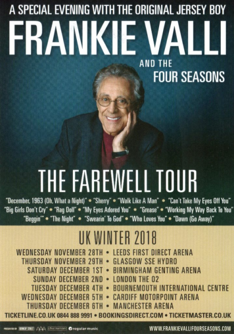 frankie valli and the four seasons 2022
