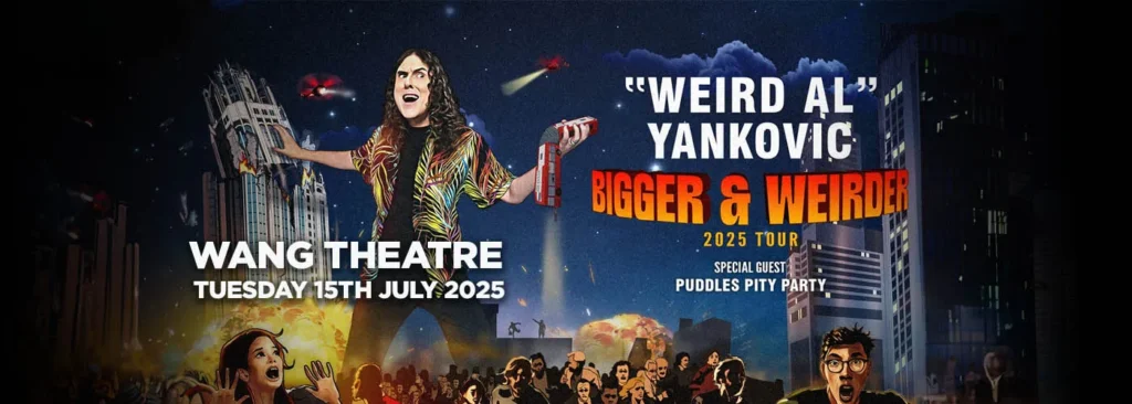 Weird Al Yankovic & Puddles Pity Party at Wang Theater At The Boch Center