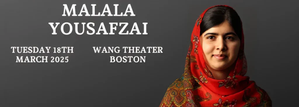 Malala Yousafzai at Wang Theater At The Boch Center